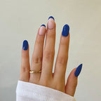 Klein Blue French Nail