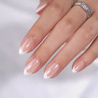 French snow nails