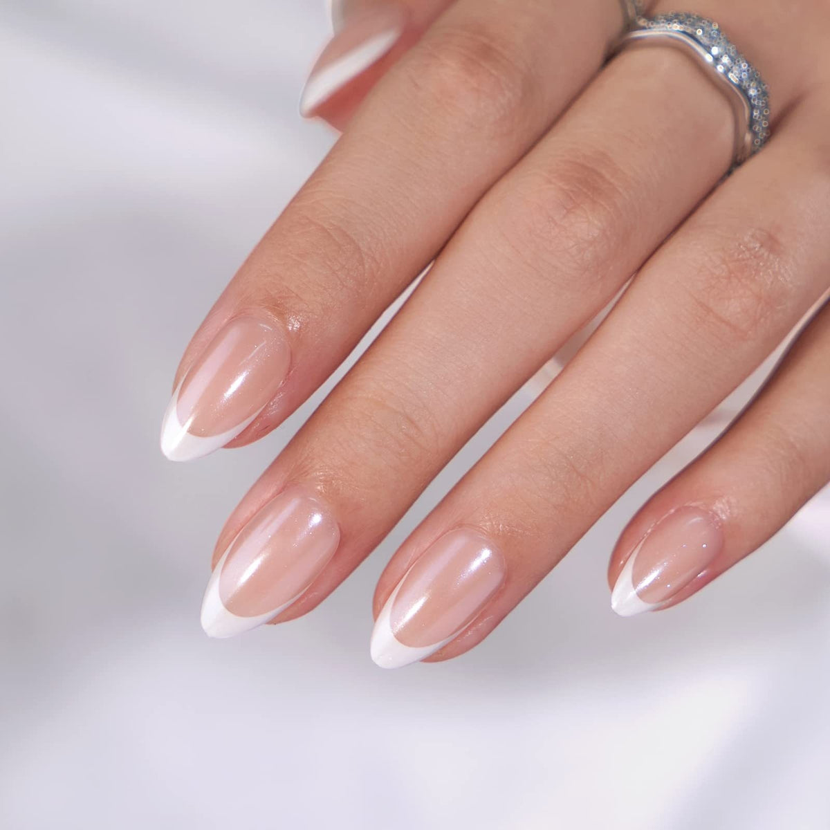 French snow nails