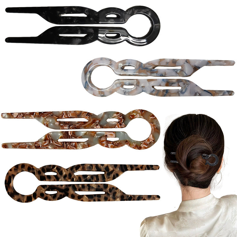 Good Hair Days Magic-Grip Hairpins, 10 Styling Updo U-Pins for Strong Hold Thick, Curly & Long Hair. All Day Discreet Hold for Buns, Half Updos, French Twists.