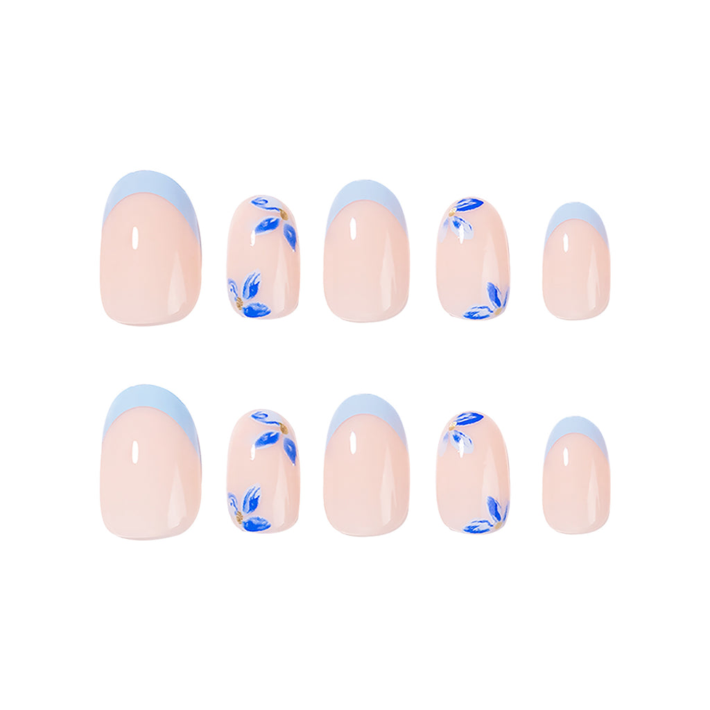 Sea salt flower nails