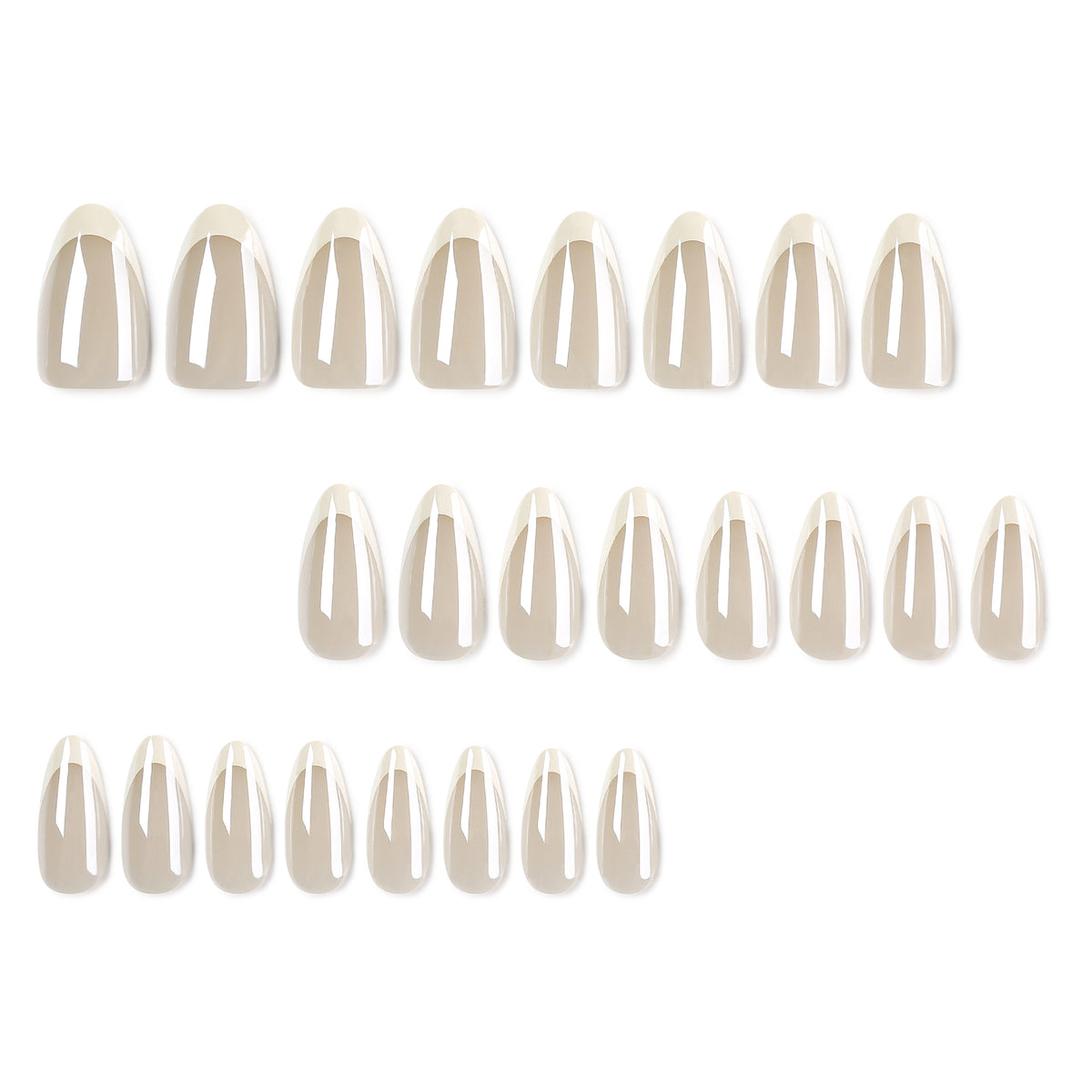 Coated moonlight nails