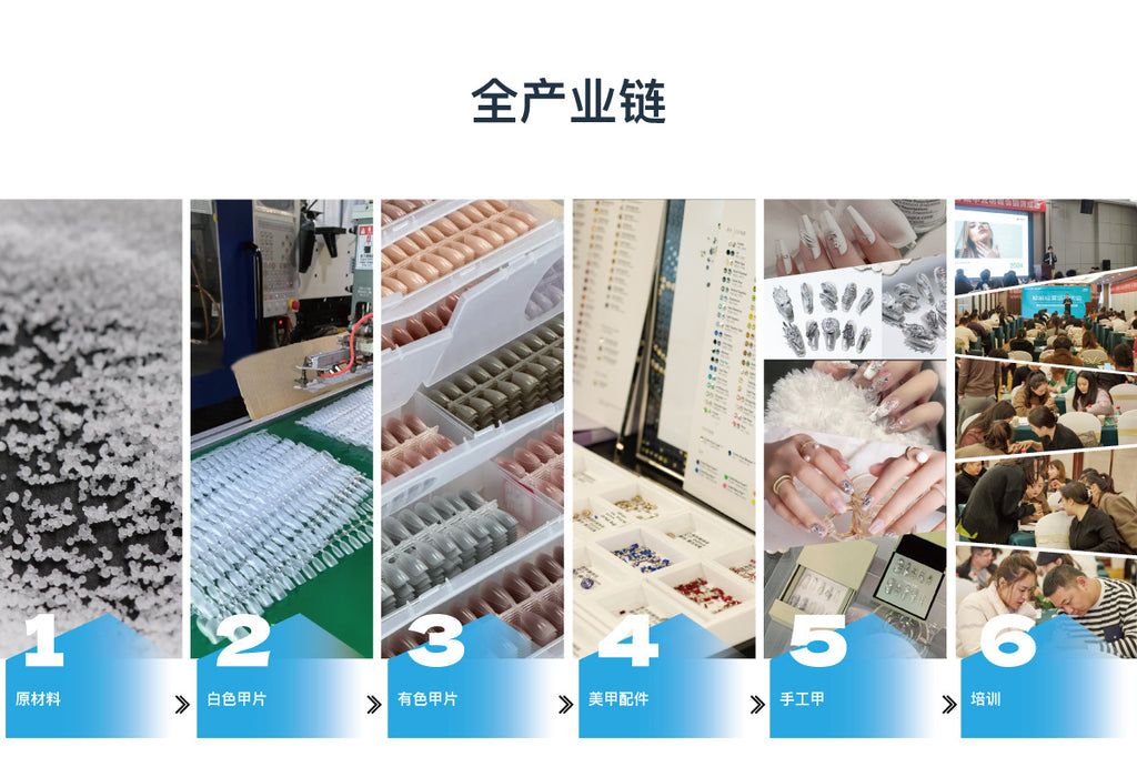 24 pcs Short Squoval shaped Nails in gold color