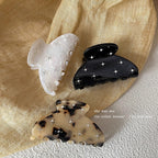 Studded Star Shark Clip Hair Accessory for Thin Hair, Cute Back-of-Head Hair Ornament for Women