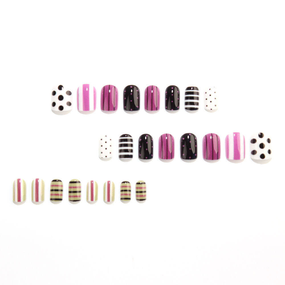 Mixed-color nails