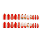 Pumpkin candy nails