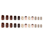 Bitter chocolate nails