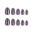 Grape crystal nails