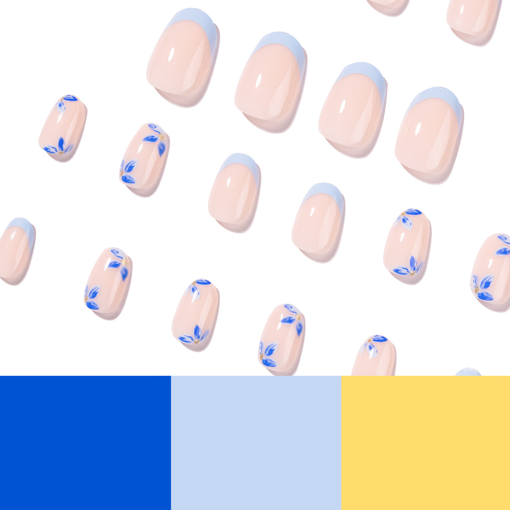 Sea salt flower nails
