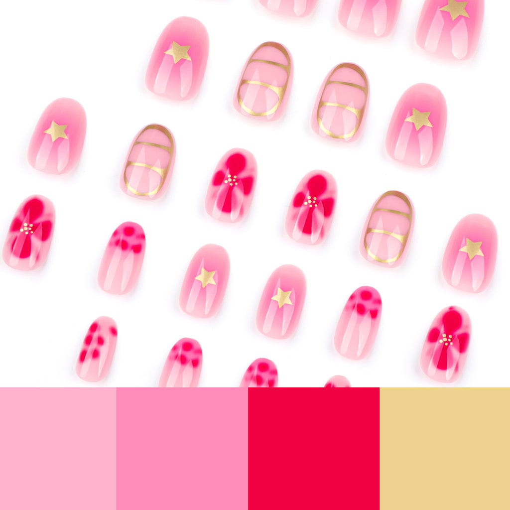 French flower nails