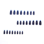 Deep-sea blue cat eye nails
