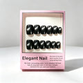Designer French cat-eye nails