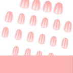 Peach Daisy nails