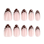 French brown nails
