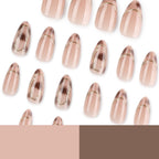 Almond-gilt nails