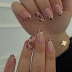 Almond-gilt nails
