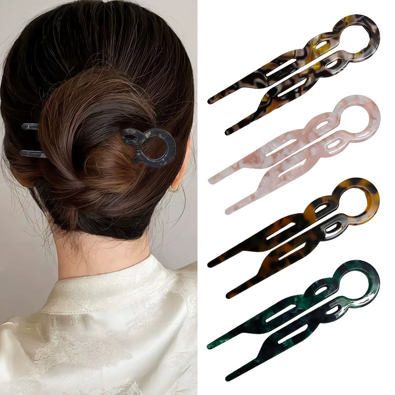 Good Hair Days Magic-Grip Hairpins, 10 Styling Updo U-Pins for Strong Hold Thick, Curly & Long Hair. All Day Discreet Hold for Buns, Half Updos, French Twists.