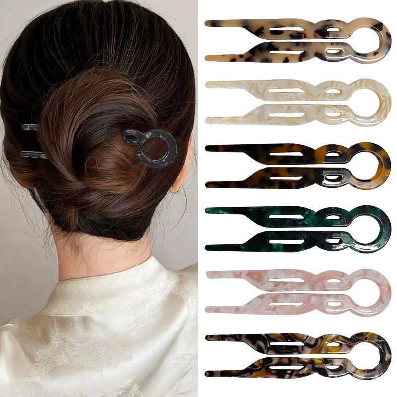Good Hair Days Magic-Grip Hairpins, 10 Styling Updo U-Pins for Strong Hold Thick, Curly & Long Hair. All Day Discreet Hold for Buns, Half Updos, French Twists.