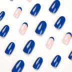 Klein Blue French Nail