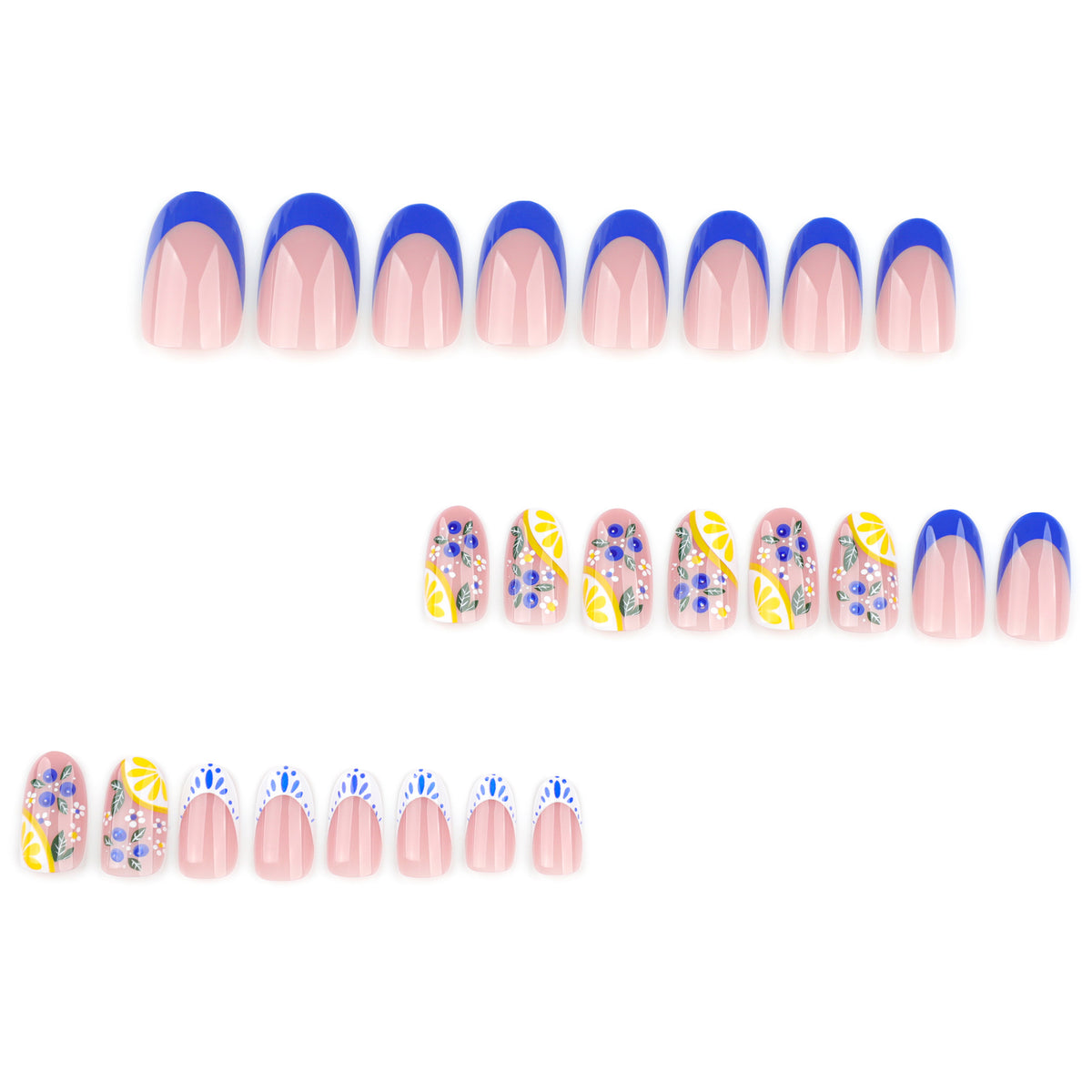 Sea salt lemon nails