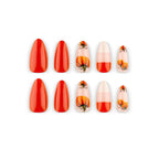 Pumpkin candy nails