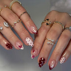 Sweet pink star nails