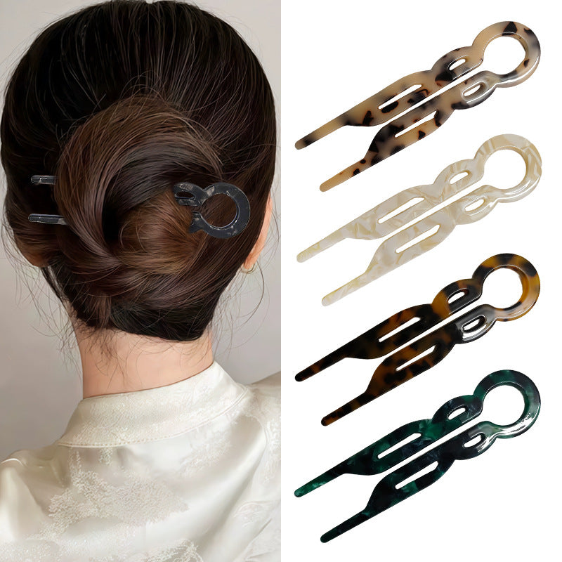 Good Hair Days Magic-Grip Hairpins, 10 Styling Updo U-Pins for Strong Hold Thick, Curly & Long Hair. All Day Discreet Hold for Buns, Half Updos, French Twists.
