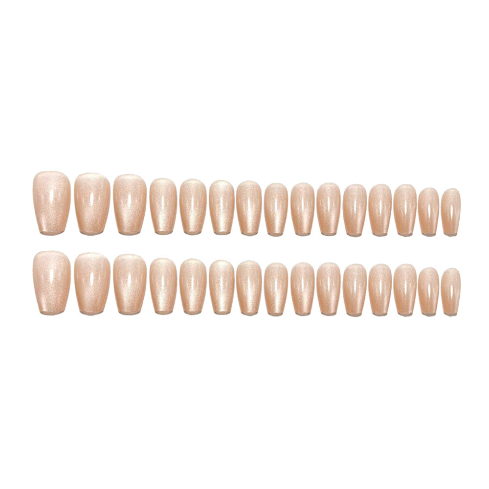 Simple Cat-Eye Nails