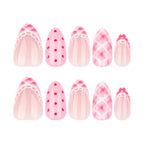 Simple strawberry nails