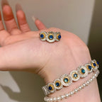 Little daisy bracelet stylish and sophisticated flower ring handband for women