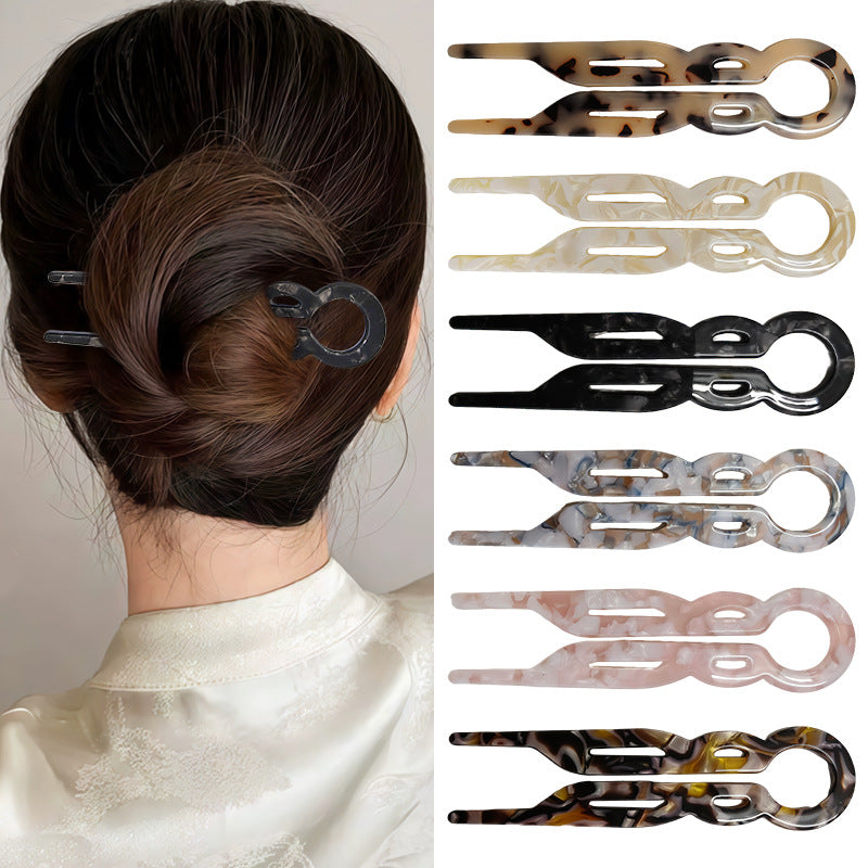 Good Hair Days Magic-Grip Hairpins, 10 Styling Updo U-Pins for Strong Hold Thick, Curly & Long Hair. All Day Discreet Hold for Buns, Half Updos, French Twists.