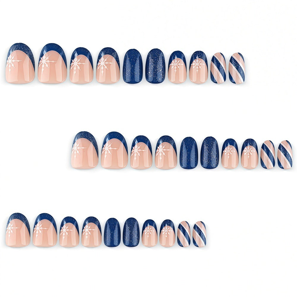 Snowflake nails