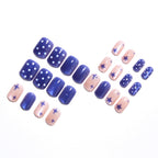 Klein blue star cat's eye nails