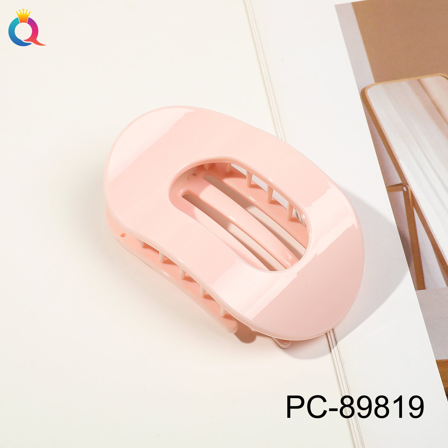 PC Hair Clip Back-of-Head Ponytail Holder Shark Clip Women's Hair Accessory