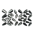 30pcs Black Cat Eye Starry Sky Press on nails
