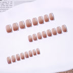 White coated nails