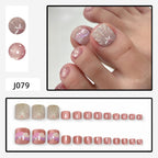 Pink Cat-eye shell Sea star Toes nails