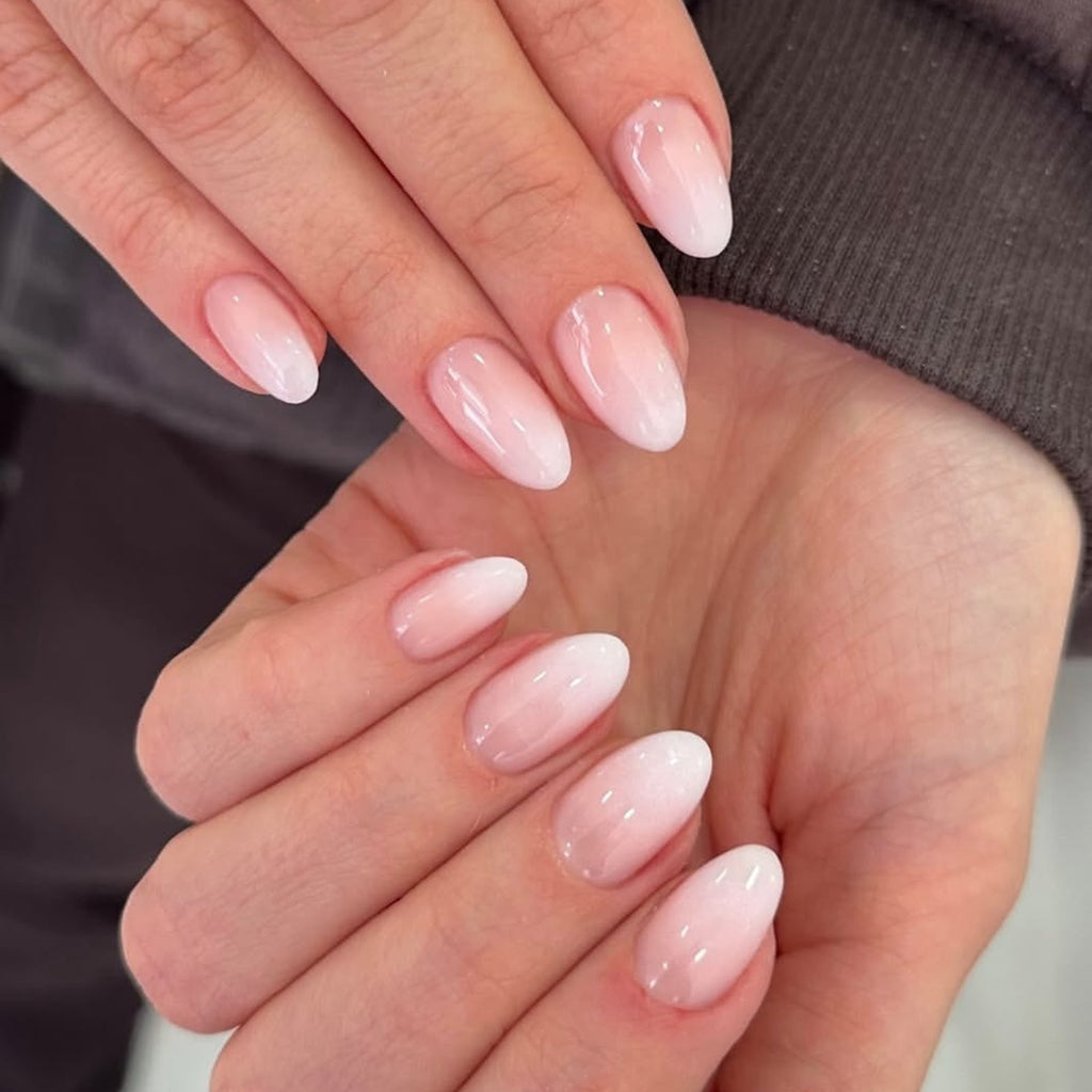 Almond-style nails