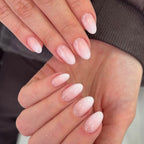 Almond-style nails