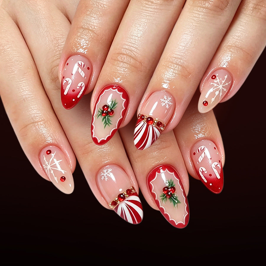 Cane candy glitches nails