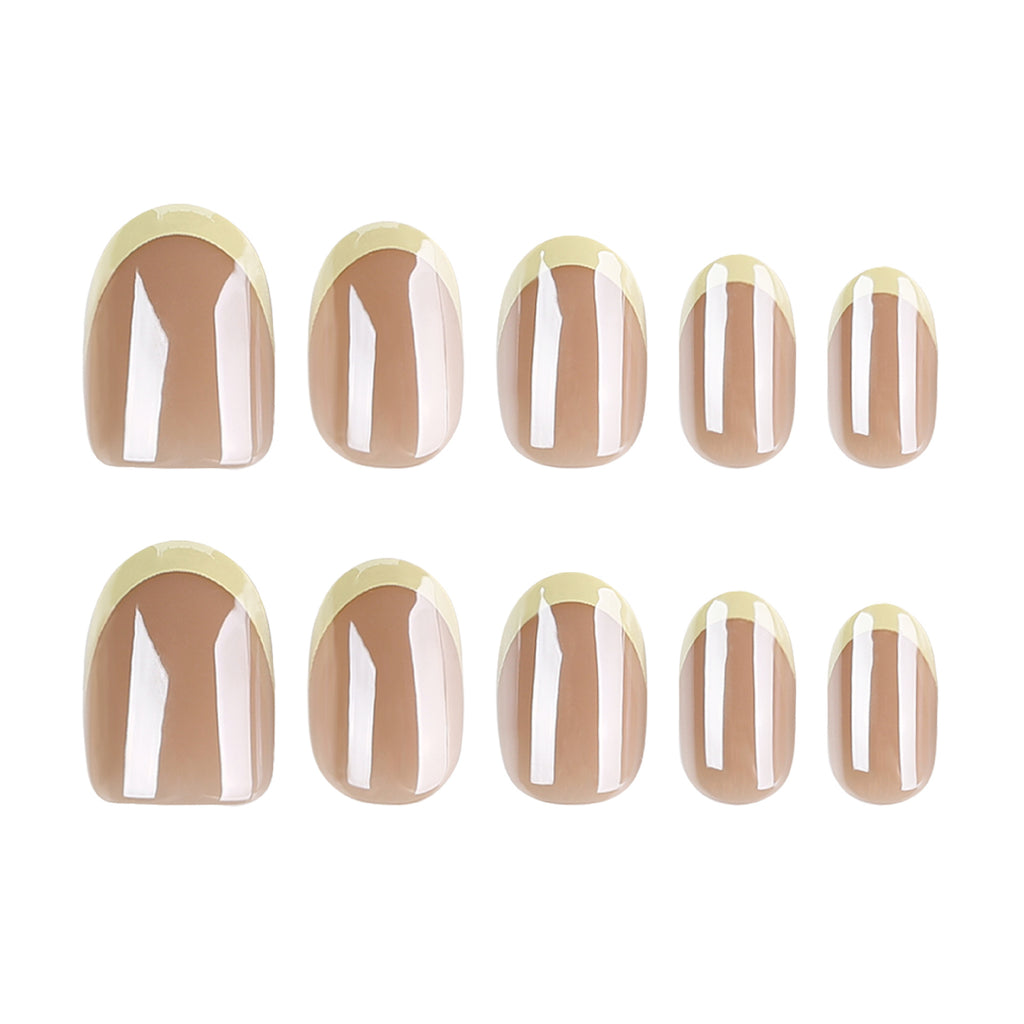 French yellow nails