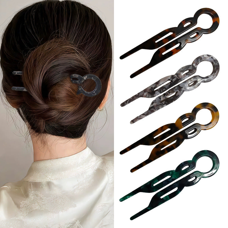 Good Hair Days Magic-Grip Hairpins, 10 Styling Updo U-Pins for Strong Hold Thick, Curly & Long Hair. All Day Discreet Hold for Buns, Half Updos, French Twists.