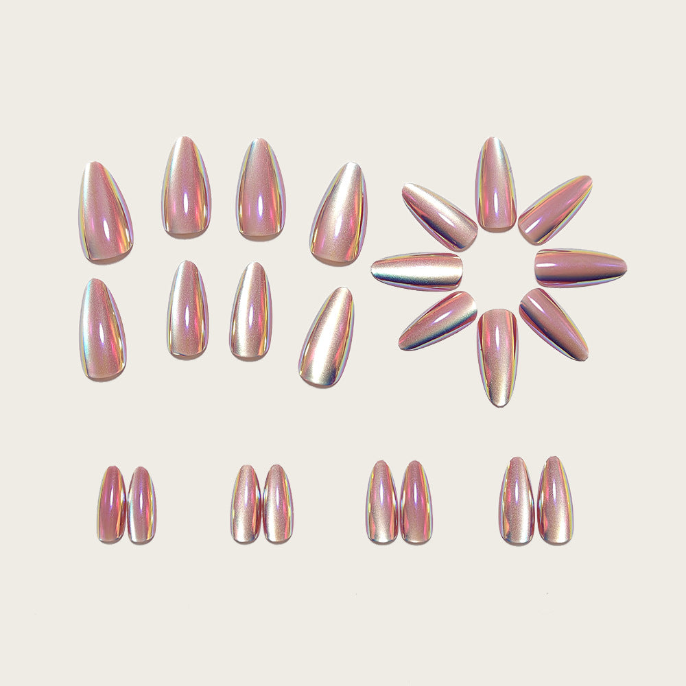 Electroplated cat-eye nails