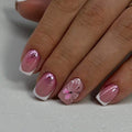 Butterfly French nails
