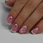 Butterfly French nails