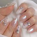 Handcrafted luxurious wedding nails