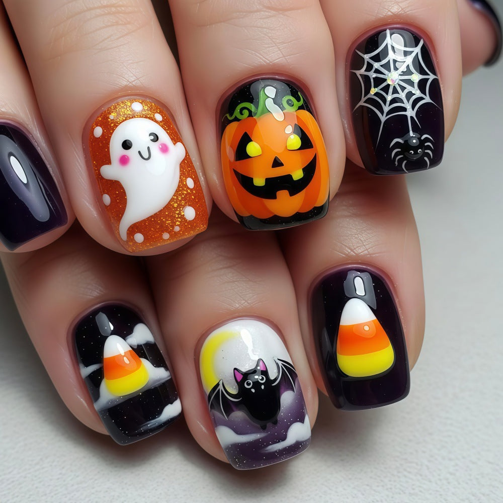 Pumpkin bat nails