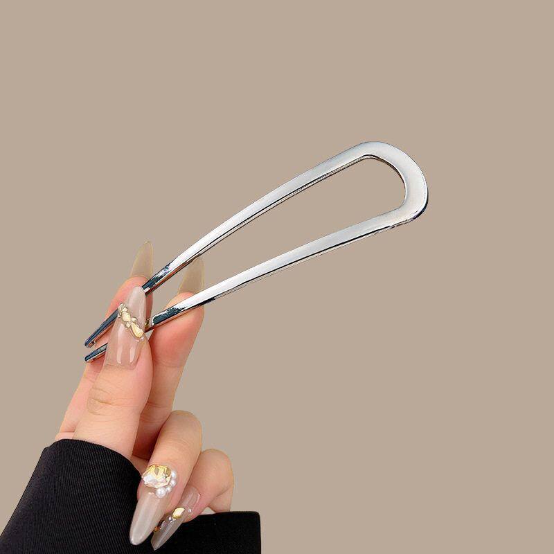 French Hair Pins for Women Secure Hold All Day Gold, 1pc Elegant & Durable Metal French Pin for Updos Comfortable Fit Hair Accessories For Women