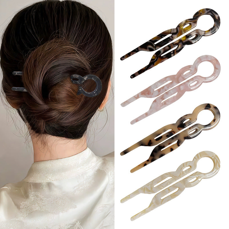 Good Hair Days Magic-Grip Hairpins, 10 Styling Updo U-Pins for Strong Hold Thick, Curly & Long Hair. All Day Discreet Hold for Buns, Half Updos, French Twists.