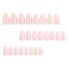 Shy peach nails